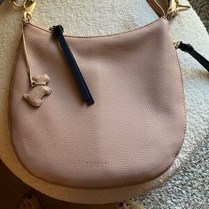 Radley of London blush color crossbody handbag.